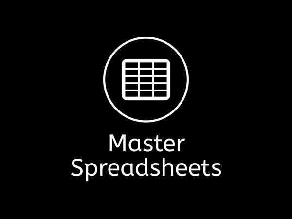 Master Spreadsheets